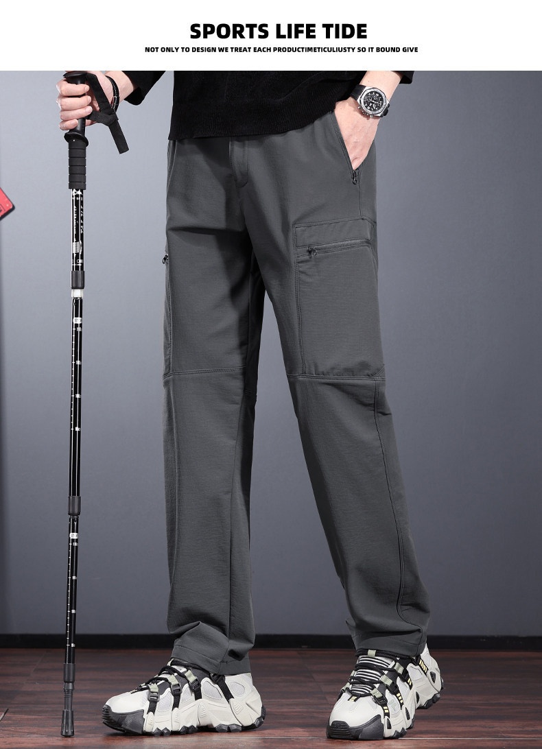 Pantaloni cargo uomo impermeabili per trekking e montagna_voghion.com