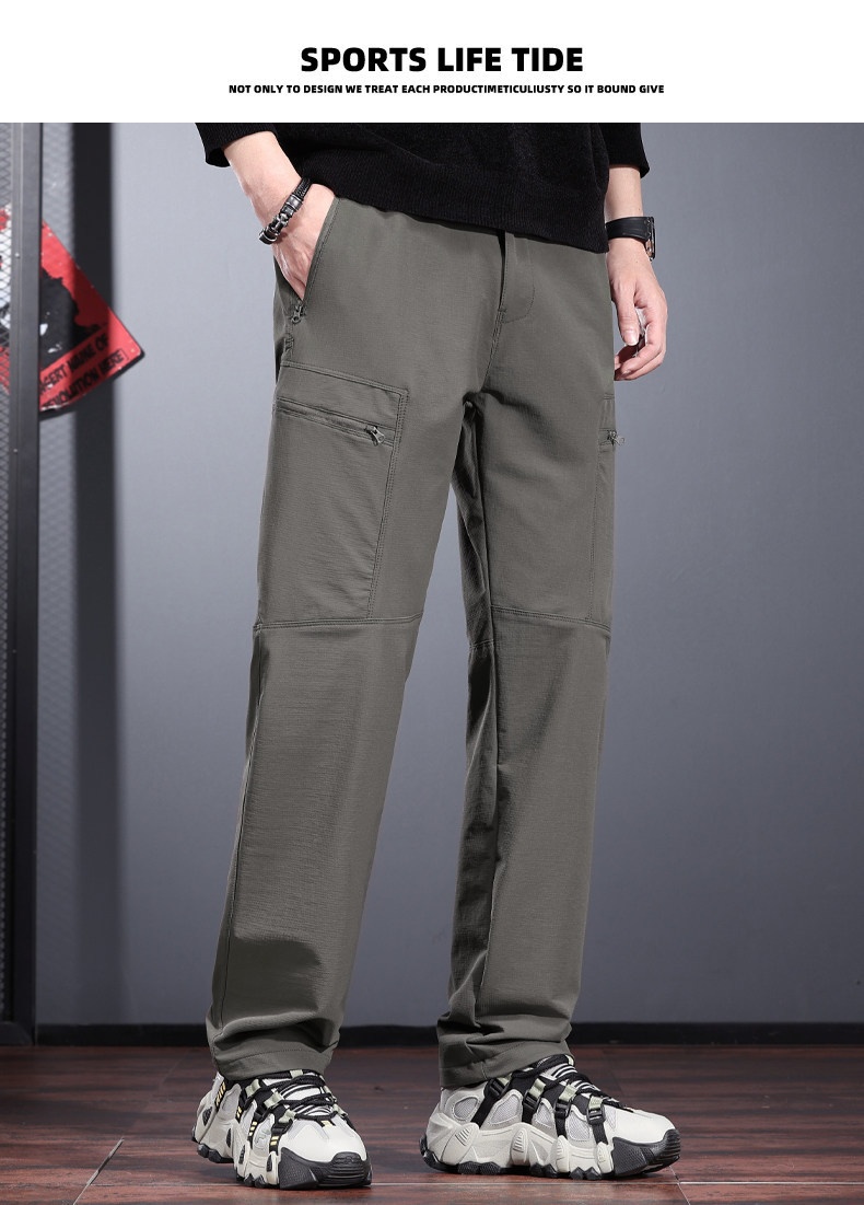 Pantaloni cargo uomo impermeabili per trekking e montagna_voghion.com