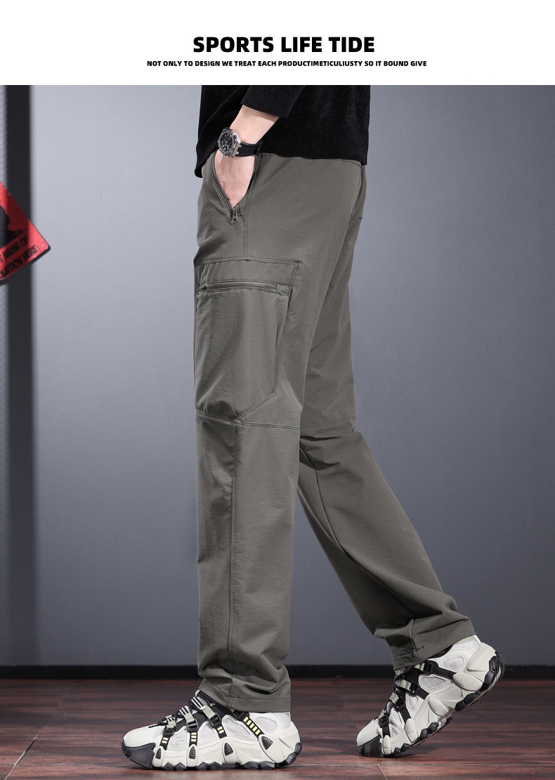 Pantaloni cargo uomo impermeabili per trekking e montagna_voghion.com