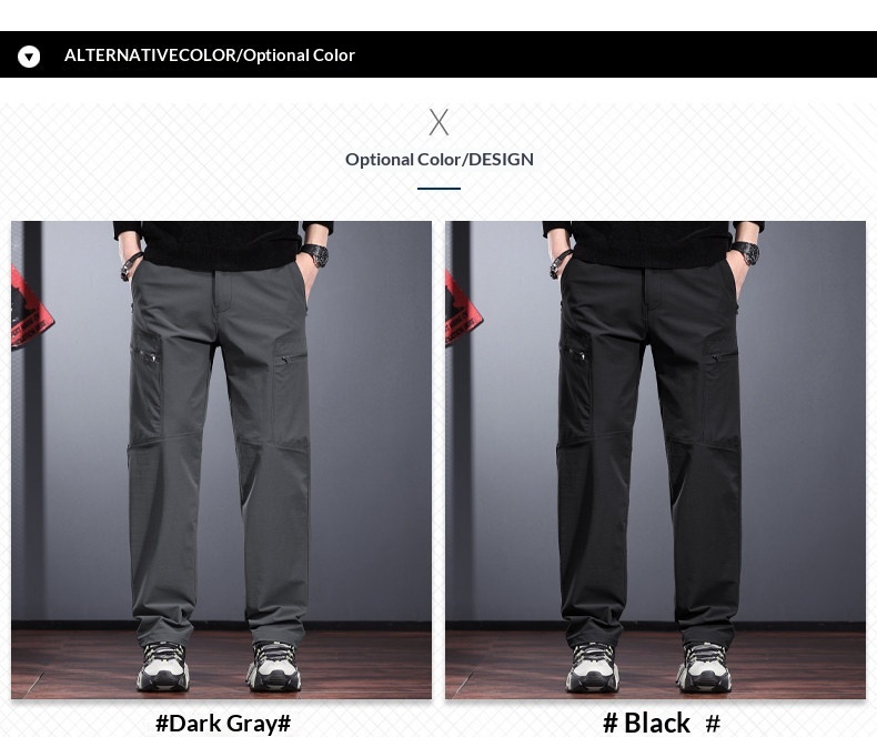 Pantaloni cargo uomo impermeabili per trekking e montagna_voghion.com