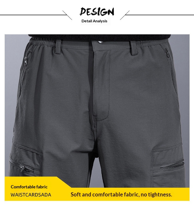 Pantaloni cargo uomo impermeabili per trekking e montagna_voghion.com