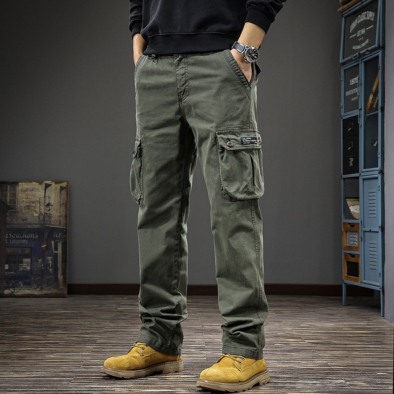 Neue amerikanische Retro-Freizeithose für Herren (2026), lockere Hose mit geradem Bein, verdickte Arbeitshose für Herbst und Winter_voghion.com