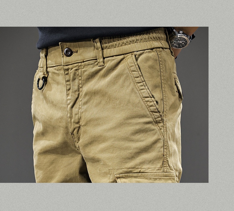 Herren Cargohose American Retro Freizeithose Für Den Herbst_voghion.com