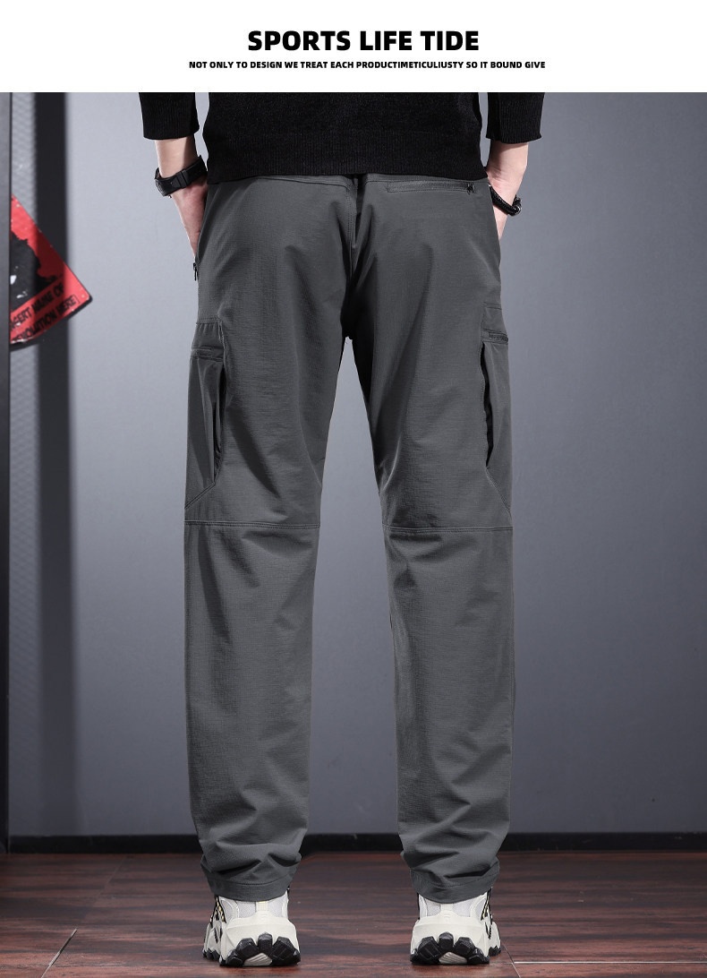 Pantaloni cargo uomo impermeabili per trekking e montagna_voghion.com