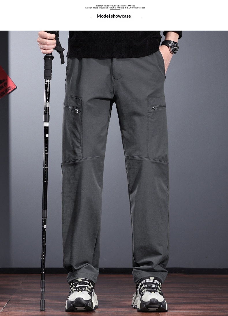 Pantaloni cargo uomo impermeabili per trekking e montagna_voghion.com