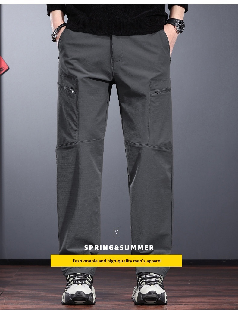 Pantaloni cargo uomo impermeabili per trekking e montagna_voghion.com
