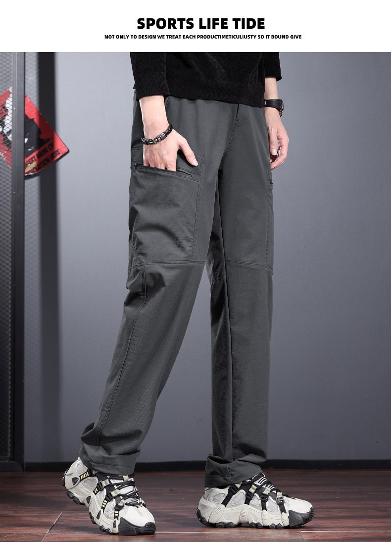 Pantaloni cargo uomo impermeabili per trekking e montagna_voghion.com