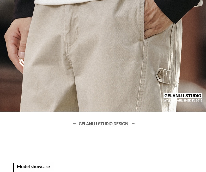 Herren Freizeithose Im Amerikanischen Retro-stil Weites Bein_voghion.com