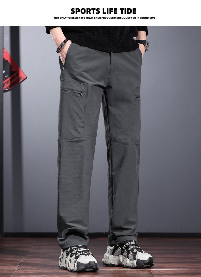 Pantaloni cargo uomo impermeabili per trekking e montagna_voghion.com