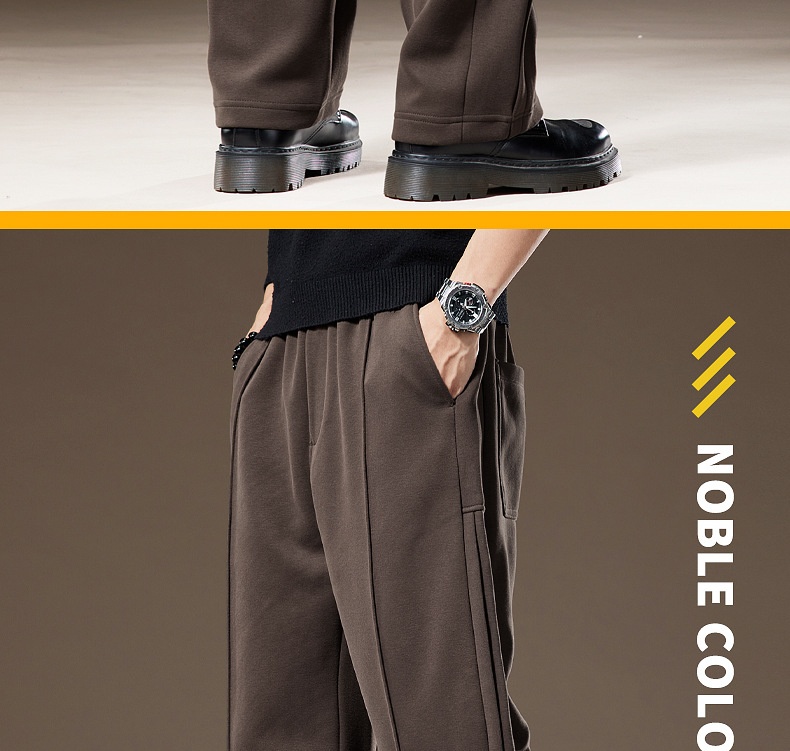 Herren Jogginghose Im Amerikanischen Retro Stil Weit Geschnitten_voghion.com
