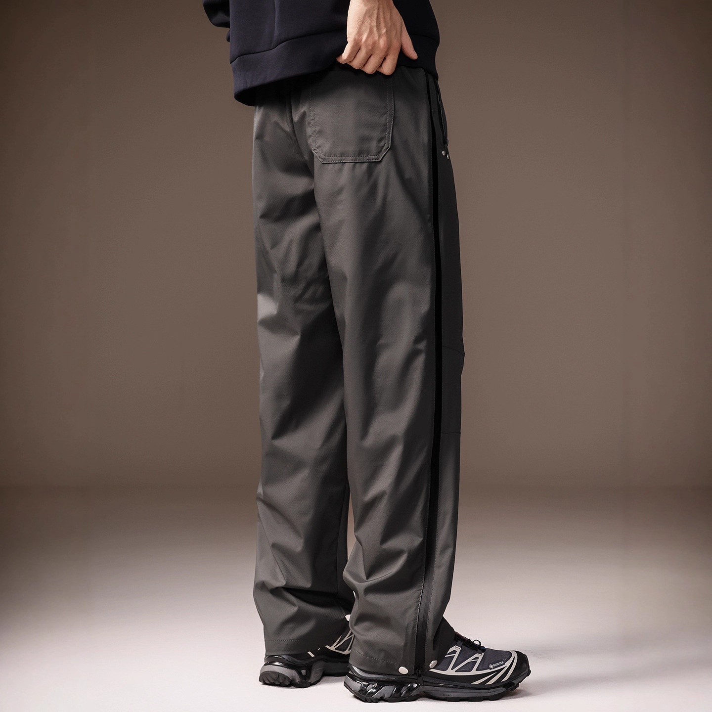 Pantalones deportivos de alta gama para hombre, nuevos, holgados, de pierna recta, estilo americano, resistentes al viento y al agua._voghion.com