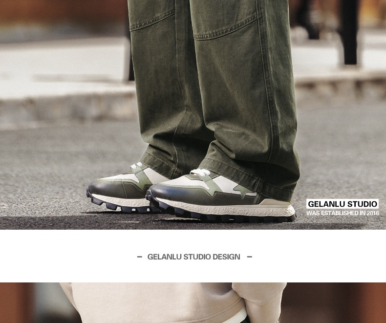 Pantaloni cargo uomo retro ampio dritto gamba larga cotone_voghion.com