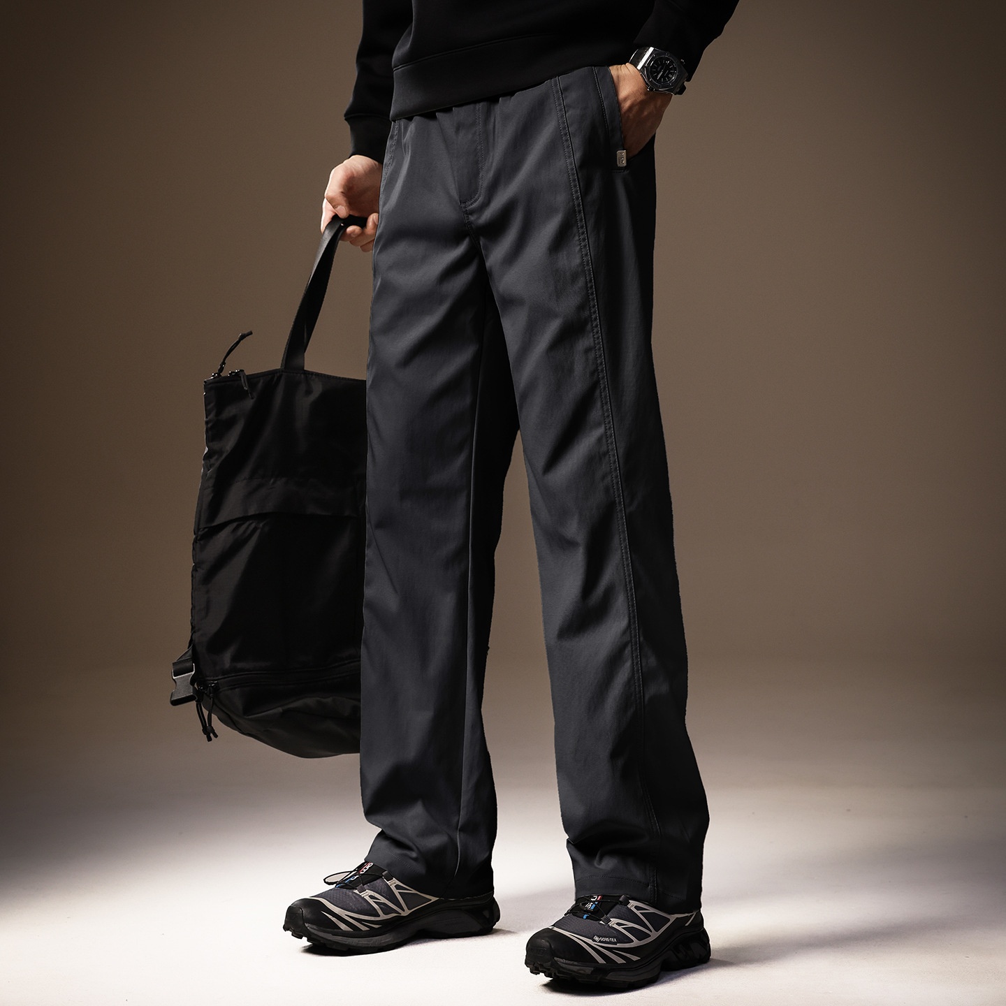 Hochwertige amerikanische Herren-Outdoorhose, Modell Herbst/Winter 2025, gerader, locker fallender Schnitt_voghion.com