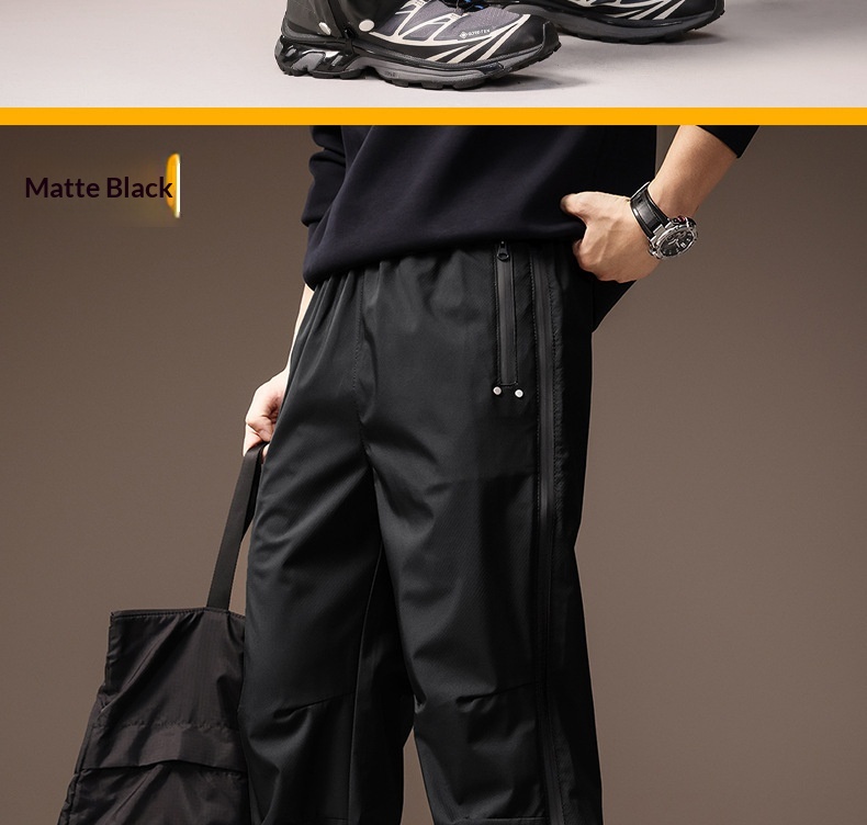 Pantalón casual hombre outdoor impermeable cortavientos recto_voghion.com