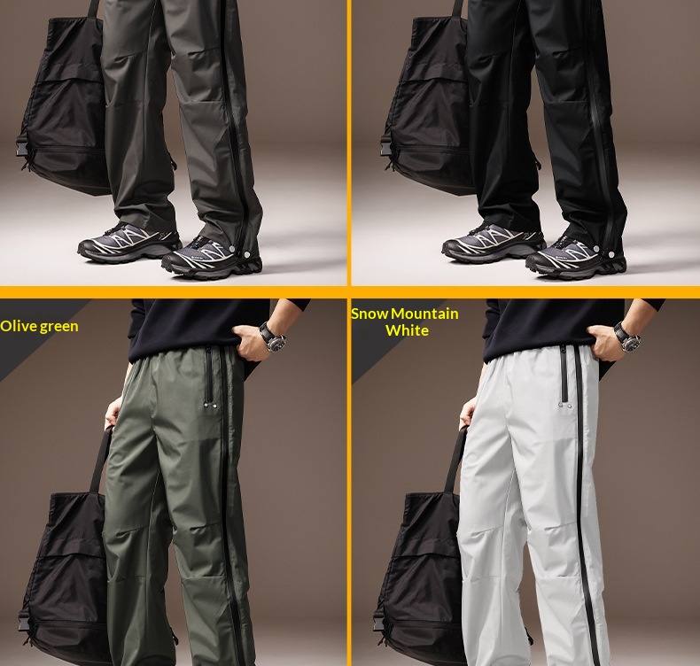 Pantalón casual hombre outdoor impermeable cortavientos recto_voghion.com