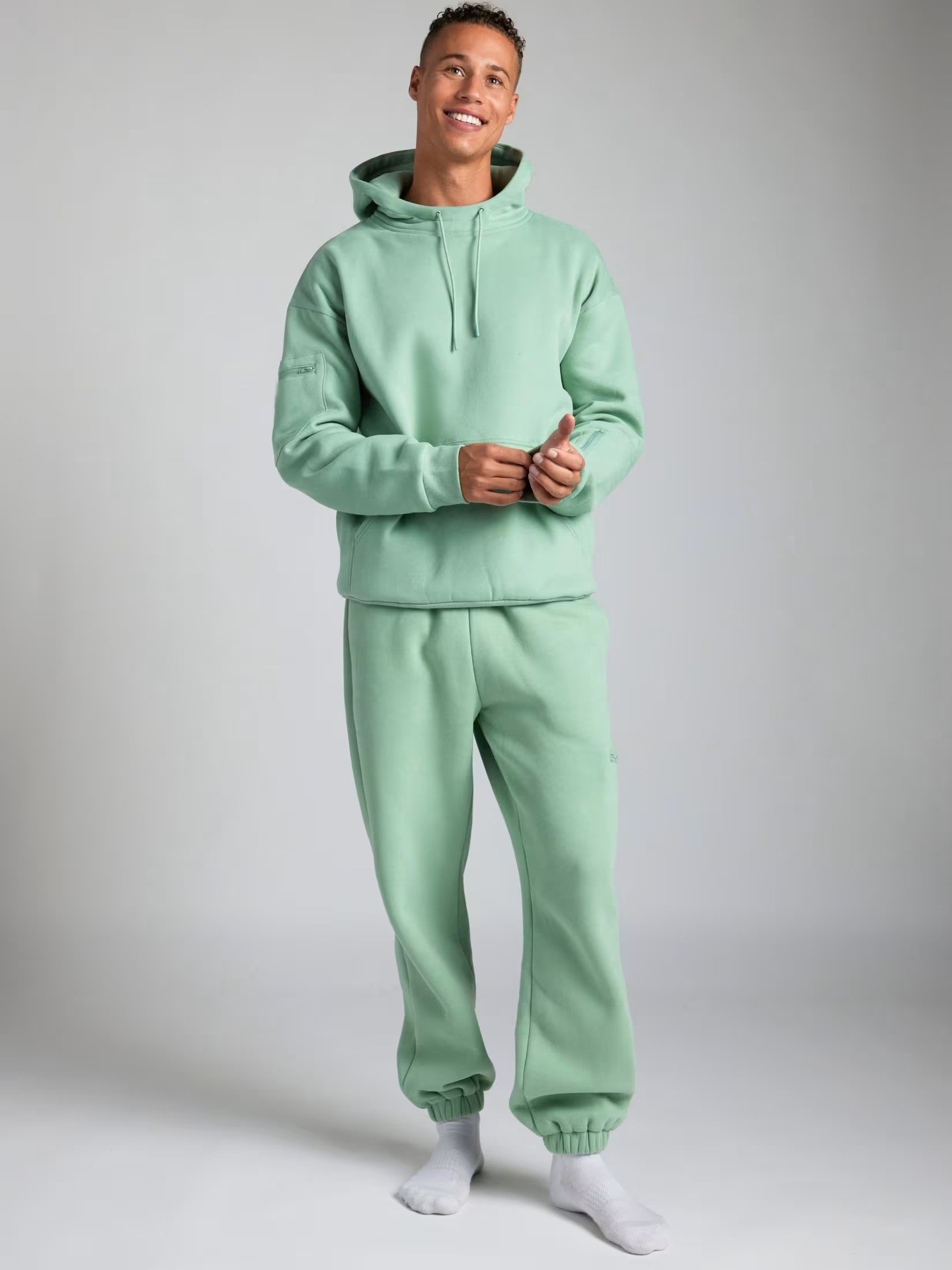 Pullover Kapuzen Trainingsanzug Damen Für Herbst Und Winter_voghion.com