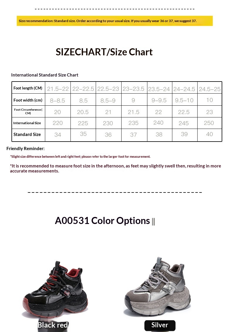 Sneakers dad con strass da donna con suola alta_voghion.com