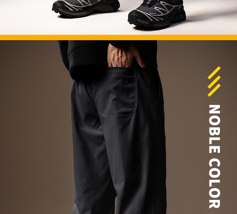 Herren Cargo Hosen Outdoor Freizeit Gerader Schnitt Locker Herbst_voghion.com