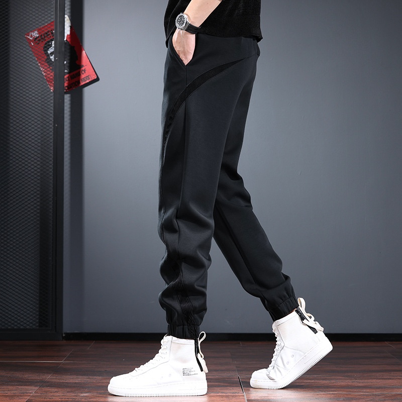 Hochwertige Herren-Freizeithose im Premium-Design, neue Herbst-/Winterkollektion 2025: Jogginghose mit Kordelzug und elastischer Air-Layer-Technologie._voghion.com