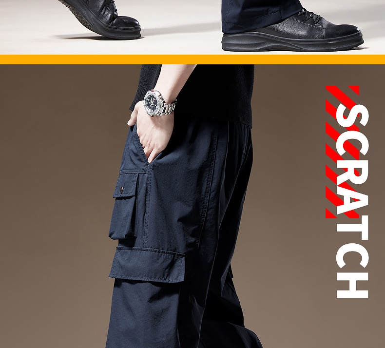Herren Cargohose Mit Taschen Im Retro-stil Für Herbst Und Winter_voghion.com