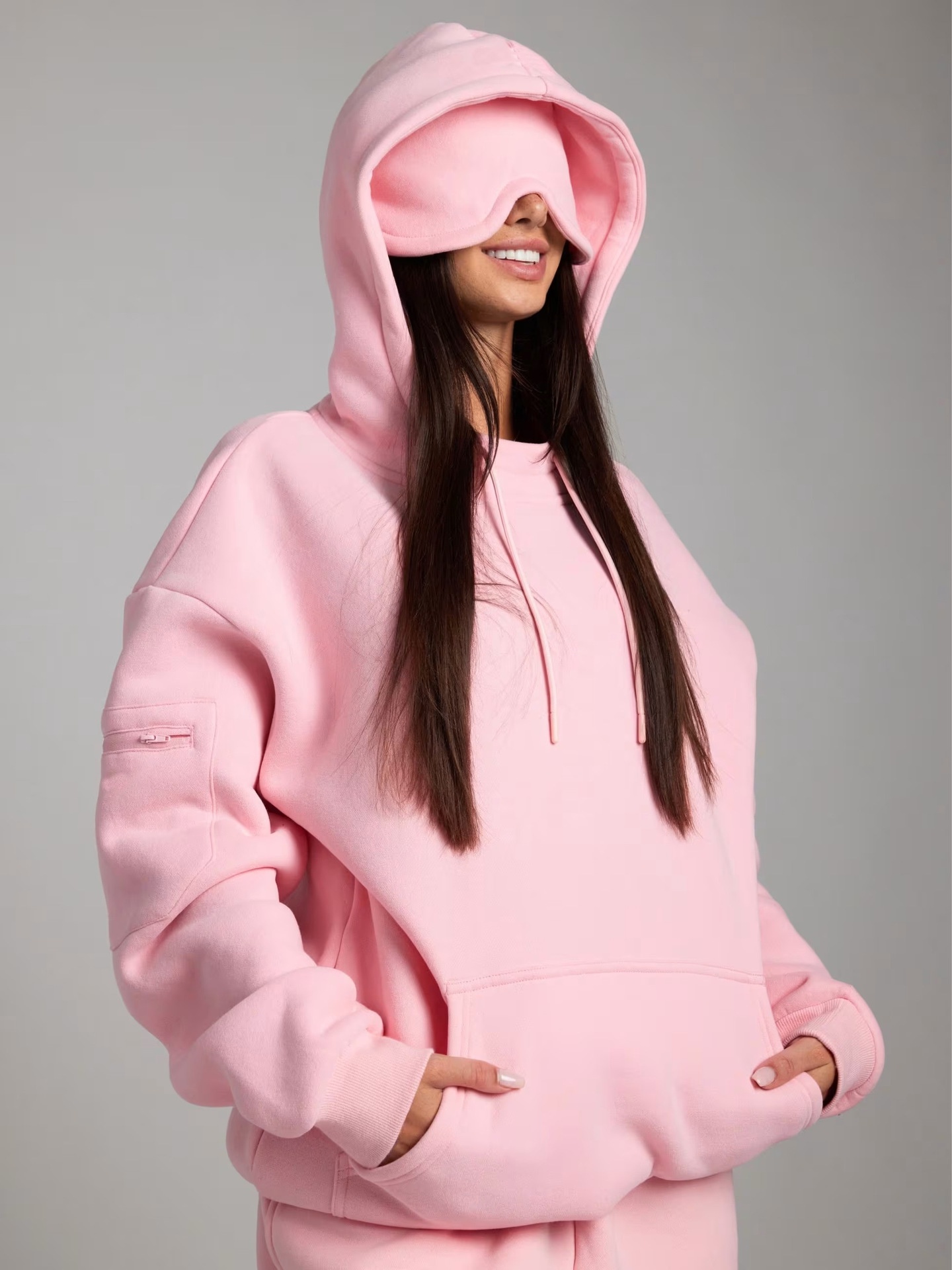 Pullover Kapuzen Trainingsanzug Damen Für Herbst Und Winter_voghion.com