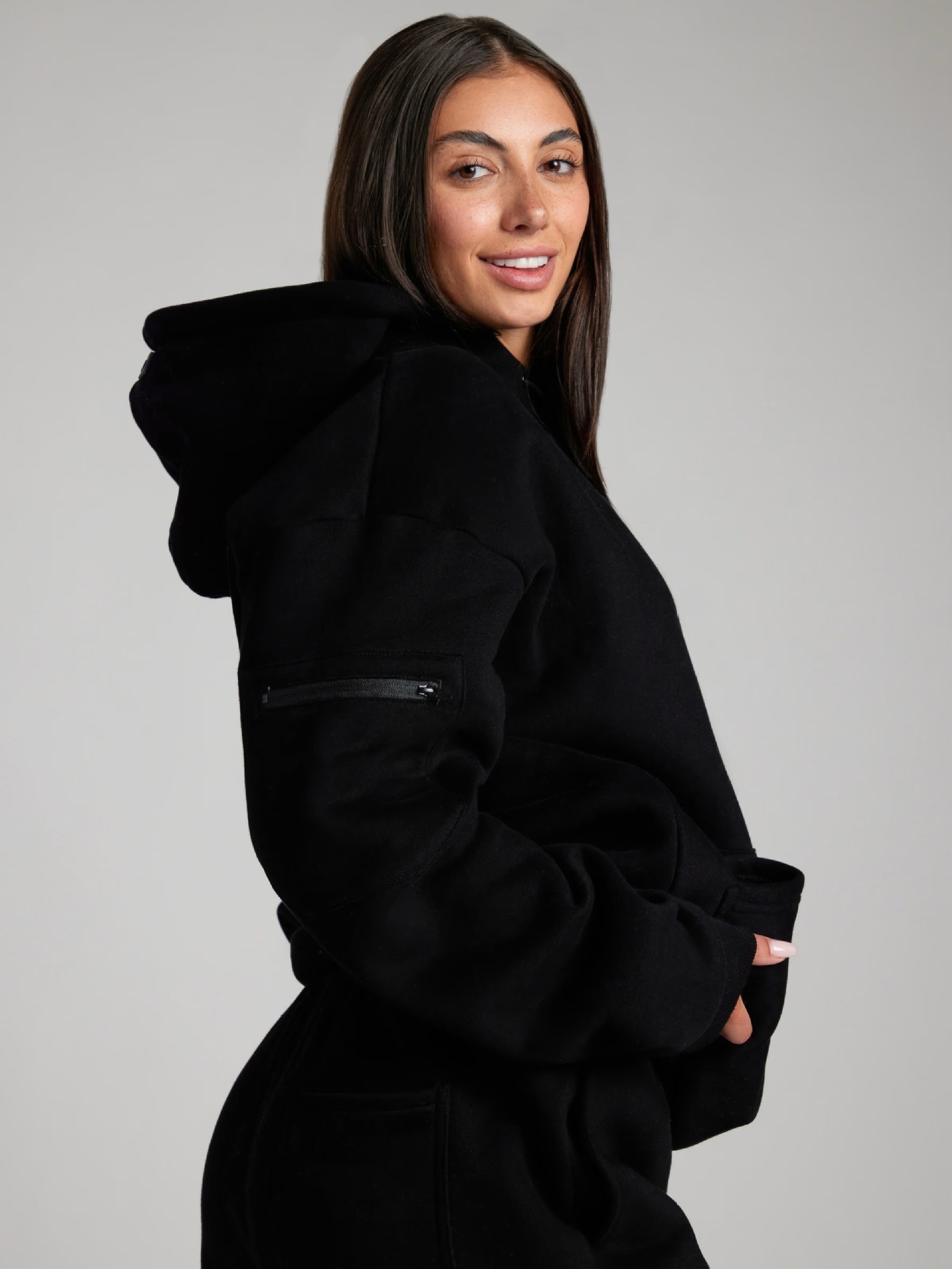 Pullover Kapuzen Trainingsanzug Damen Für Herbst Und Winter_voghion.com