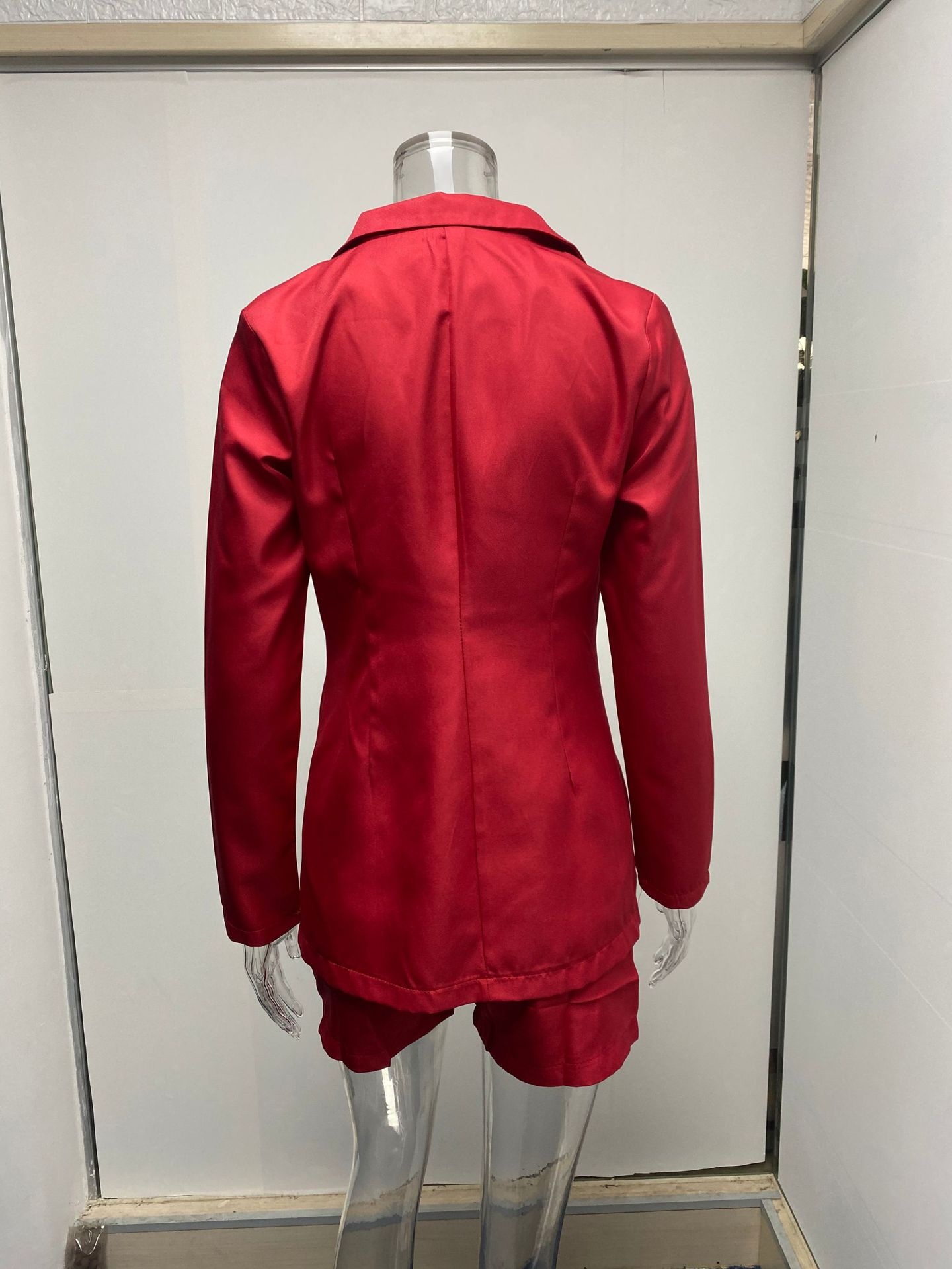 Elegant Women Active Blazer Jacket And Shorts Set For Autumn_voghion.com