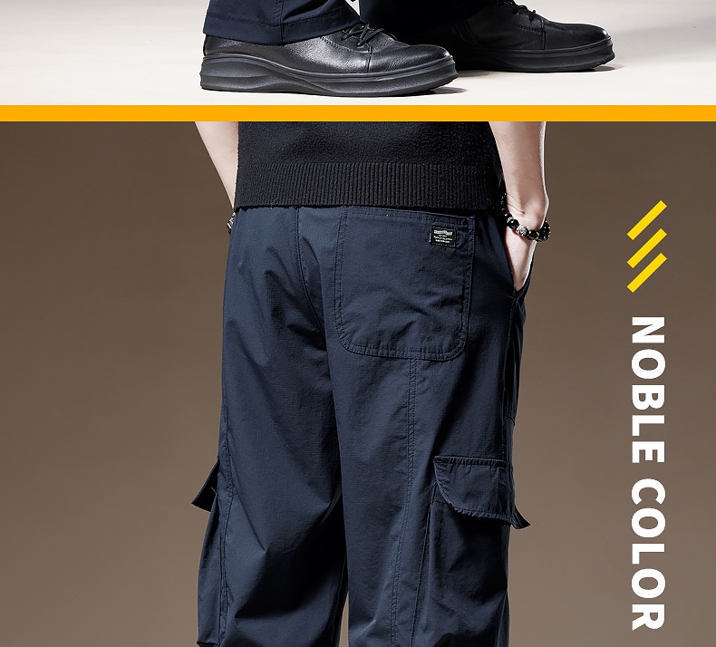 Herren Cargohose Mit Taschen Im Retro-stil Für Herbst Und Winter_voghion.com
