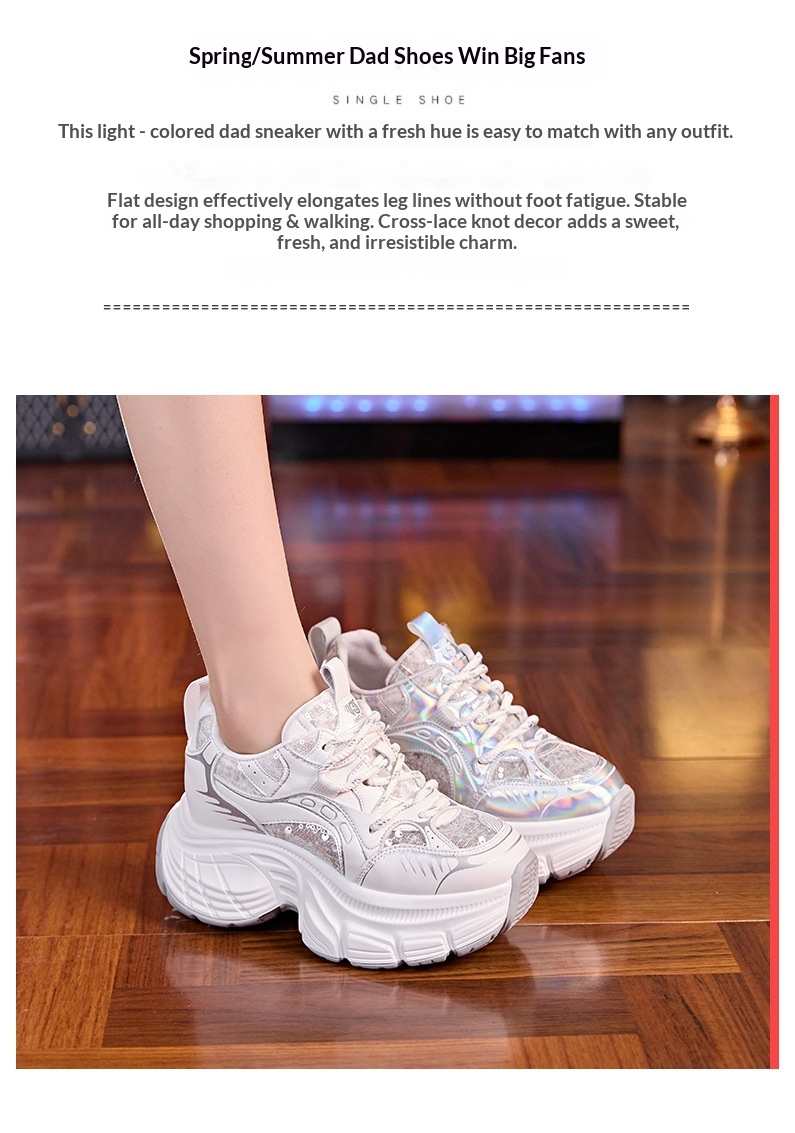 Breathable Mesh Dad Trainers Thick Sole Height Increasing Shoes_voghion.com