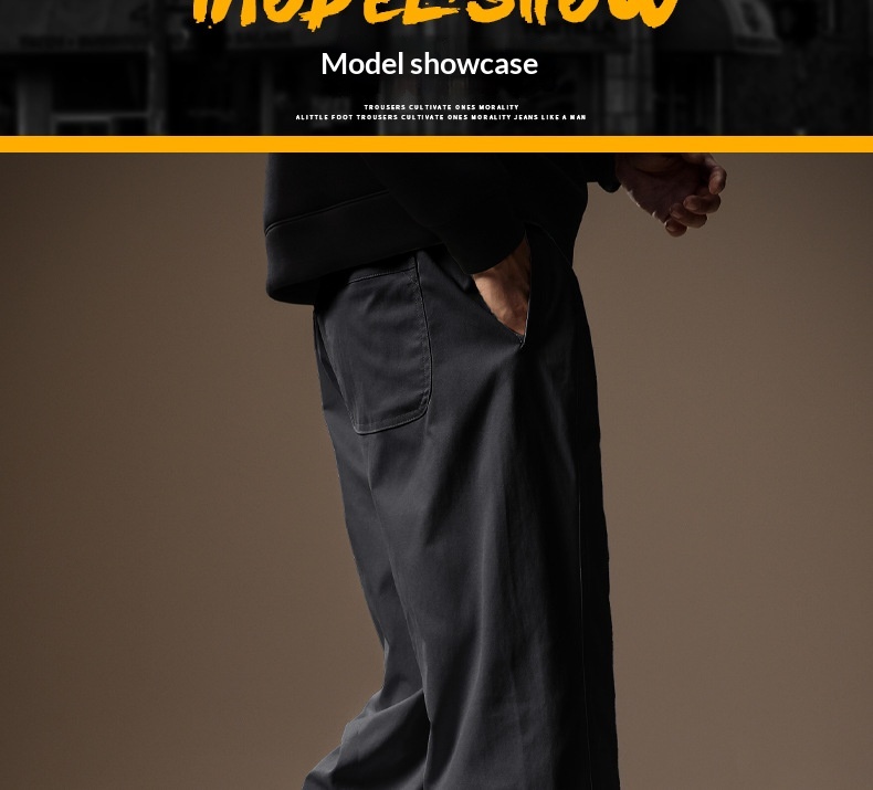 Herren Cargo Hosen Outdoor Freizeit Gerader Schnitt Locker Herbst_voghion.com