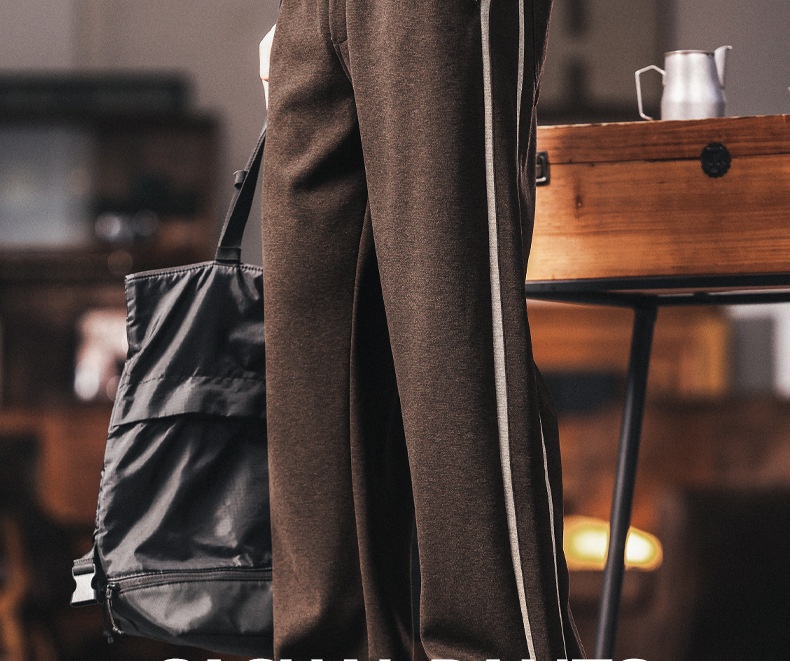 Herren Freizeithose Im Retro Stil Gerade Geschnitten Bequem_voghion.com