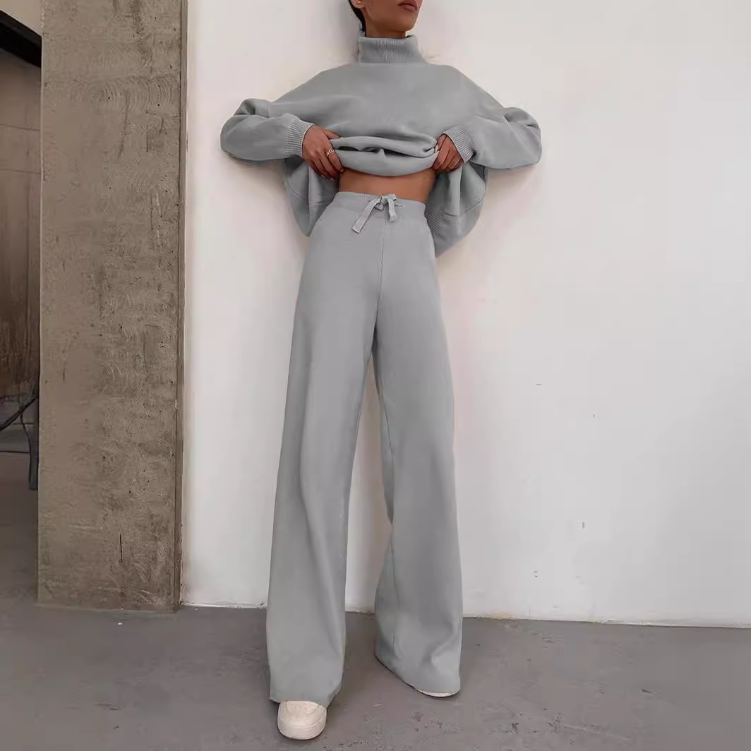Herbst/Winter 2025: Europäische und amerikanische Damenmode – Grenzüberschreitend, neu, modisch, gestrickt, mit Schnürung, lässig_voghion.com