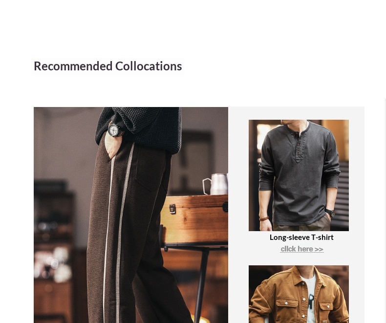 Herren Freizeithose Im Retro Stil Gerade Geschnitten Bequem_voghion.com