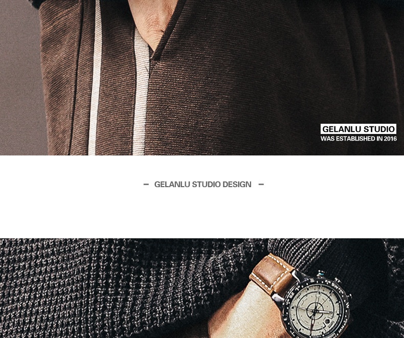 Herren Freizeithose Im Retro Stil Gerade Geschnitten Bequem_voghion.com