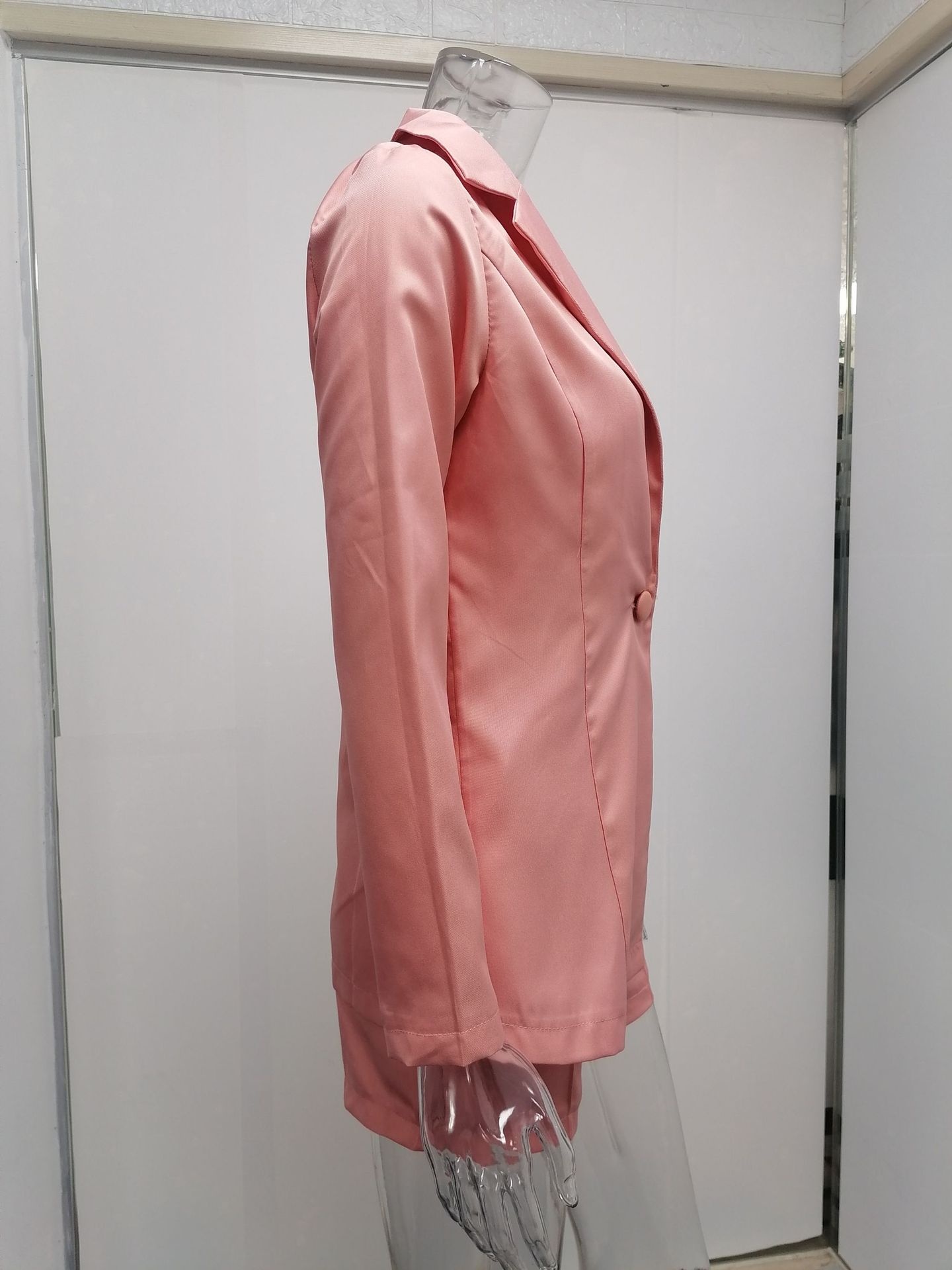 Elegant Women Active Blazer Jacket And Shorts Set For Autumn_voghion.com