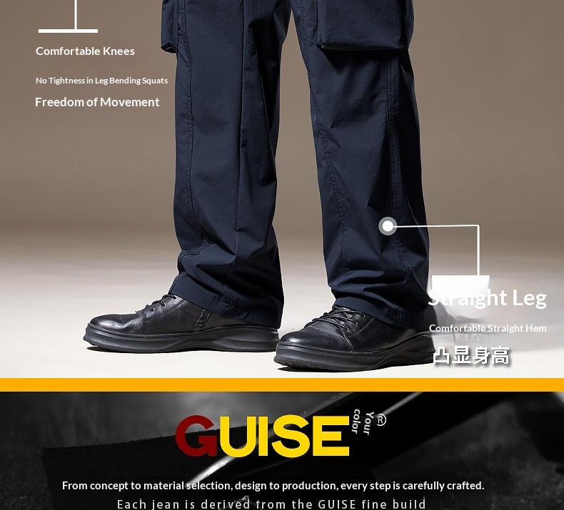 Herren Cargohose Mit Taschen Im Retro-stil Für Herbst Und Winter_voghion.com