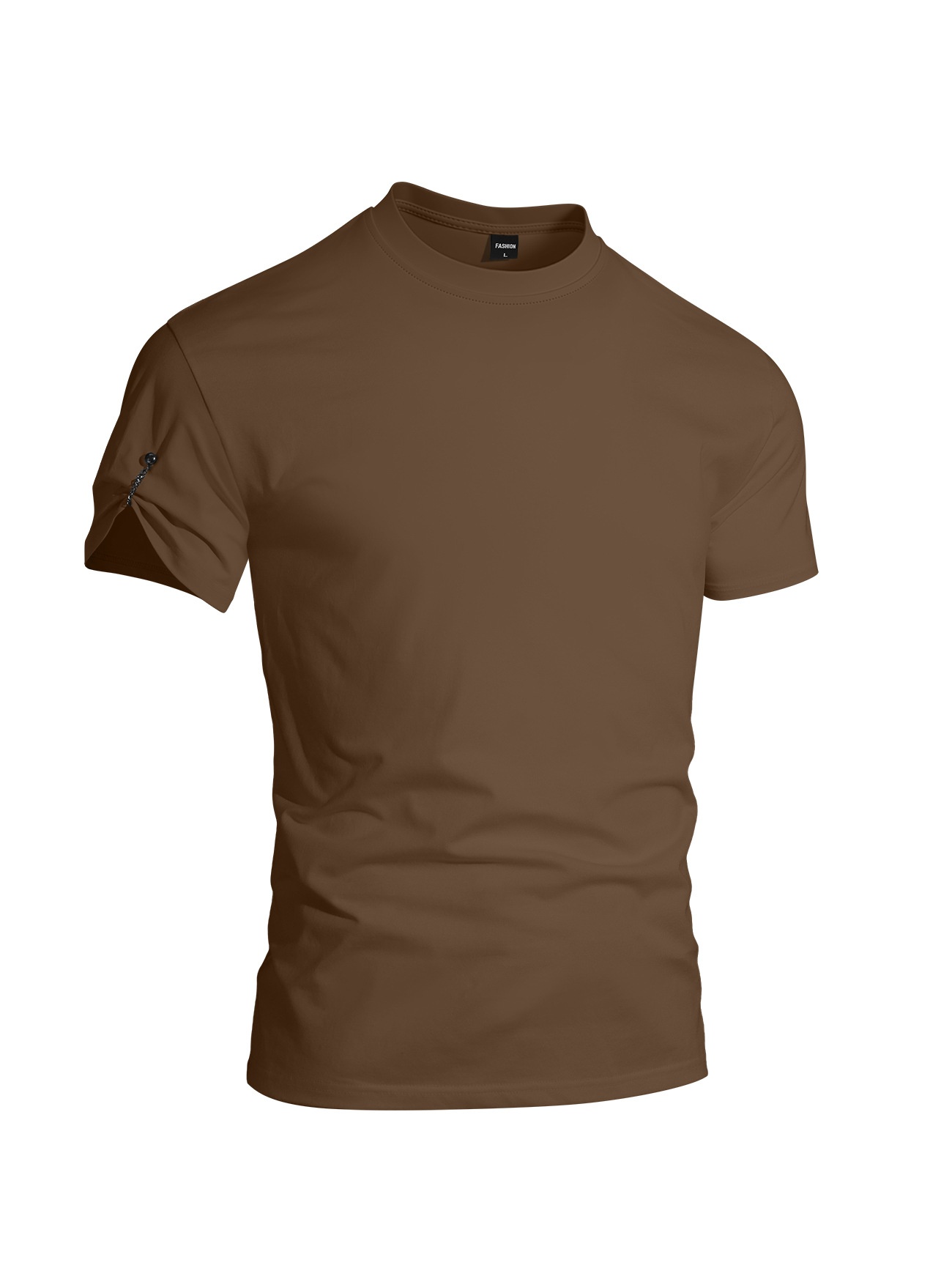 Herren T-shirt Sommer Polo Stil Einfarbig Kurzarm Freizeit_voghion.com