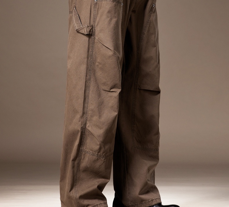 Pantalon cargo homme large multi-poches style décontracté été_voghion.com