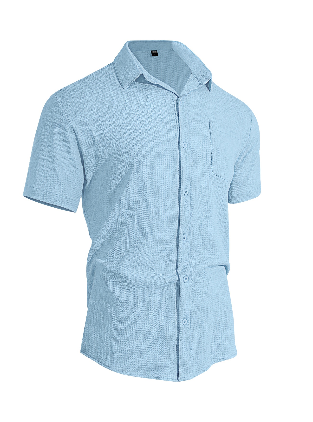 Men's Polo Shirt Solid Colour Short Sleeve Casual Large Size_voghion.com