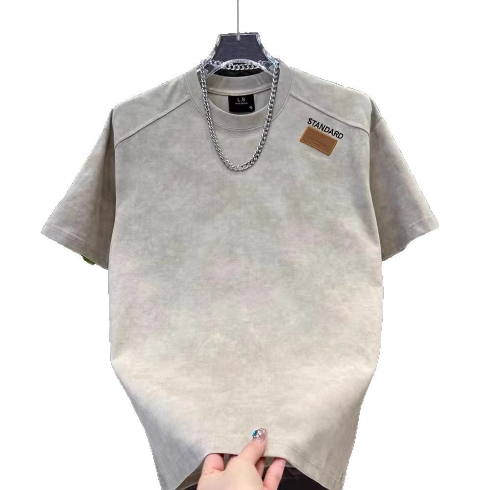 Men's Loose Fit T-shirt Trendy Versatile Summer Style For Men_voghion.com