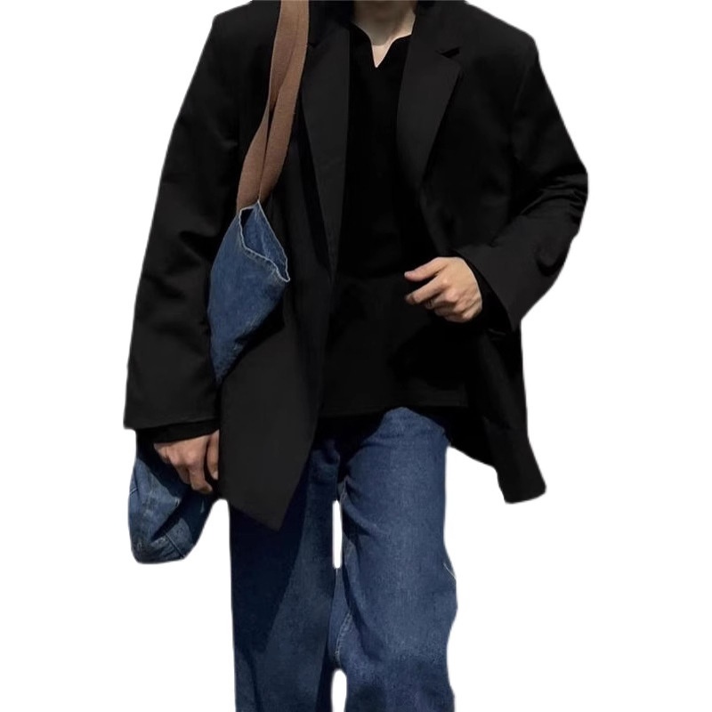 Polo de homem manga comprida estilo coreano primavera outono_voghion.com