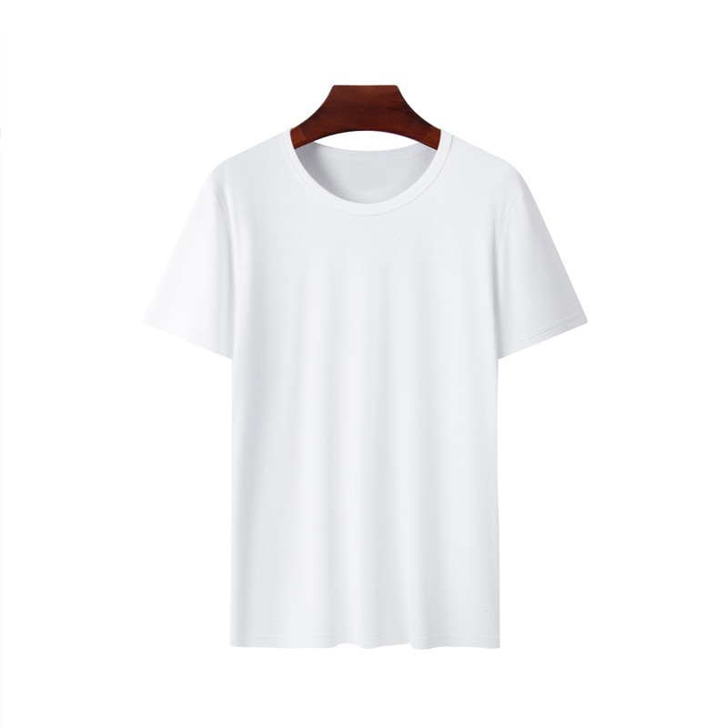 T-shirt uomo maniche corte slim fit girocollo top basic casual_voghion.com