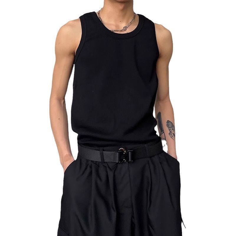 Canotta uomo sportiva smanicata versatile intimo base layer_voghion.com