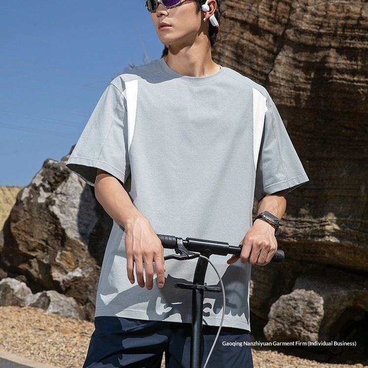 Quick-Dry Breathable Short T-Shirt 2025 New Lightweight Cool Outdoor Cycling Summer Men's Half Sleeve UPF50+_voghion.com