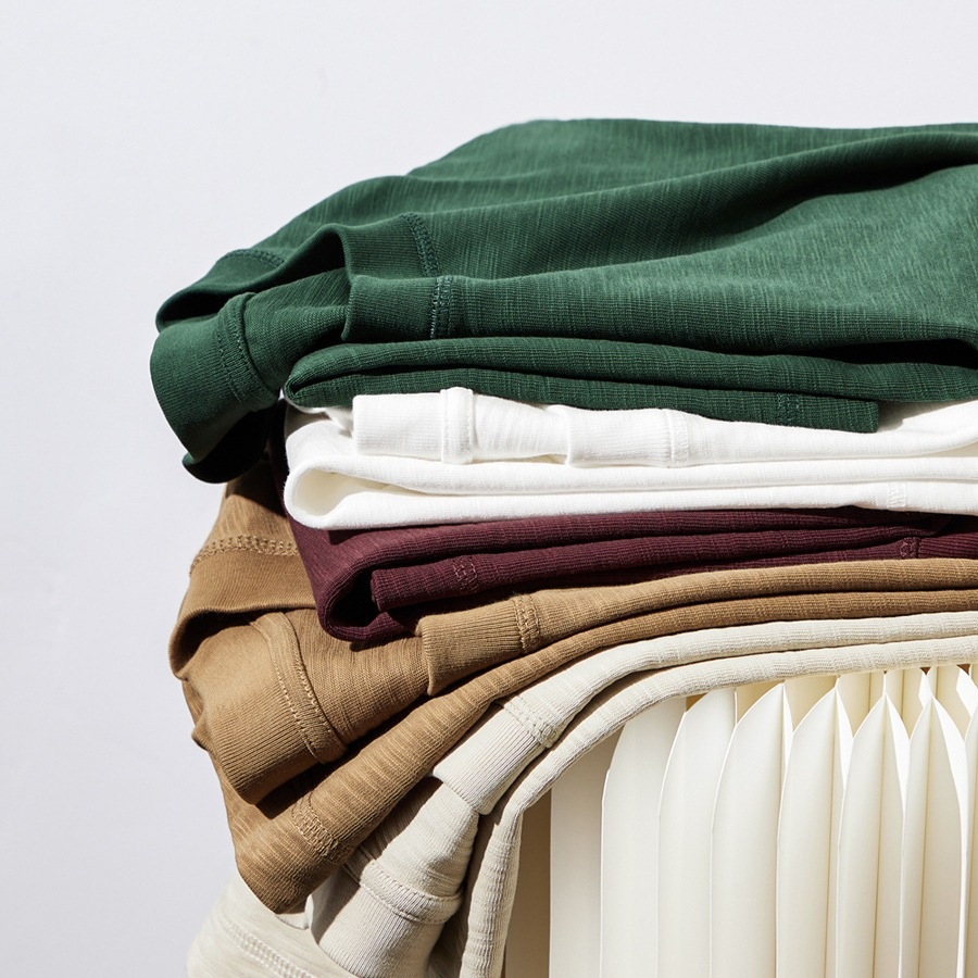 Herren T-shirt Aus Bambus-baumwolle Rundhalsausschnitt Freizeit_voghion.com