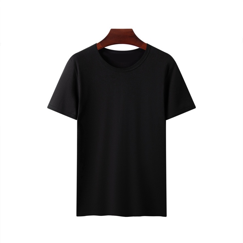 T-shirt uomo maniche corte slim fit girocollo top basic casual_voghion.com