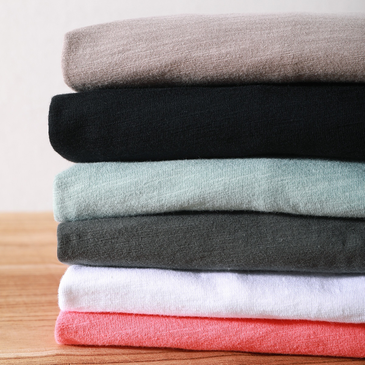 Men's Cotton Slim Fit T-shirt Breathable Solid Colour For Men_voghion.com