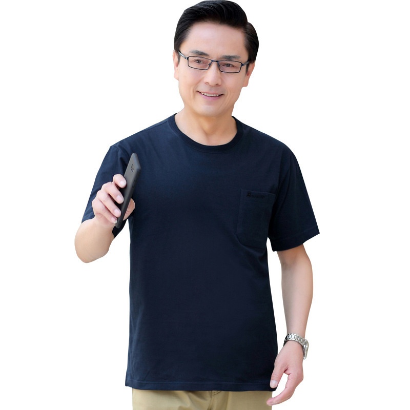 Men's Cotton T-shirt For Men Loose Fitting Summer Top Breathable_voghion.com