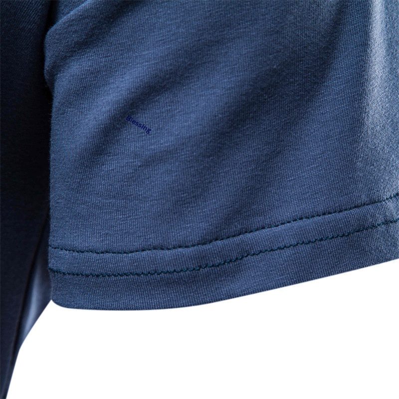 Men's Basic Solid Colour Cotton T-shirt For Men Casual Summer_voghion.com