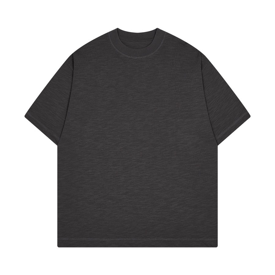 Herren T-shirt Aus Bambus-baumwolle Rundhalsausschnitt Freizeit_voghion.com
